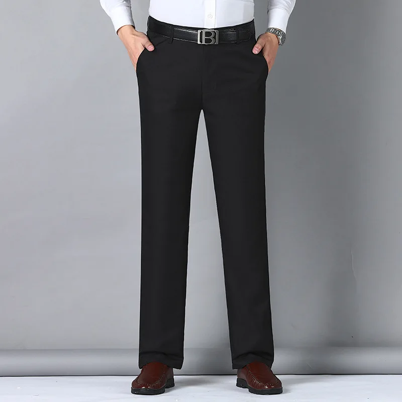 MRMT Brand Men's Trousers High Waist Black Suit Pants Thin Straight Loose Formal Business Casual Man Trouser business pants suit pants men pants thin trousers