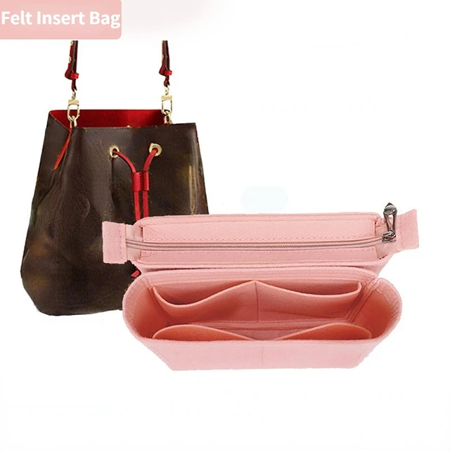 Fits For NeoNoe MM Felt Cloth Insert Bag Organizer Makeup Handbag Organizer  Travel Inner Purse Portable Cosmetic Bags - AliExpress