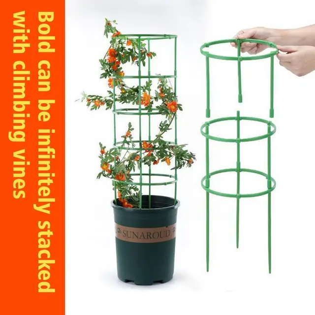 Orchard Kerti Növényi Tartó Téthalom Keret Műanyag Virágállvány Rögzítő Rúd Bonsai Szerszám Üvegházakhoz Paradicsom Peo U9H1 - Image 3