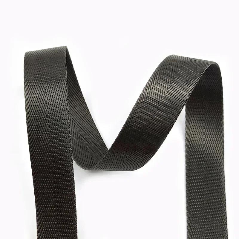 Elegant Nylon Herringbone Webbing Tape for DIY Crafts & Sewing Accessories – 5M