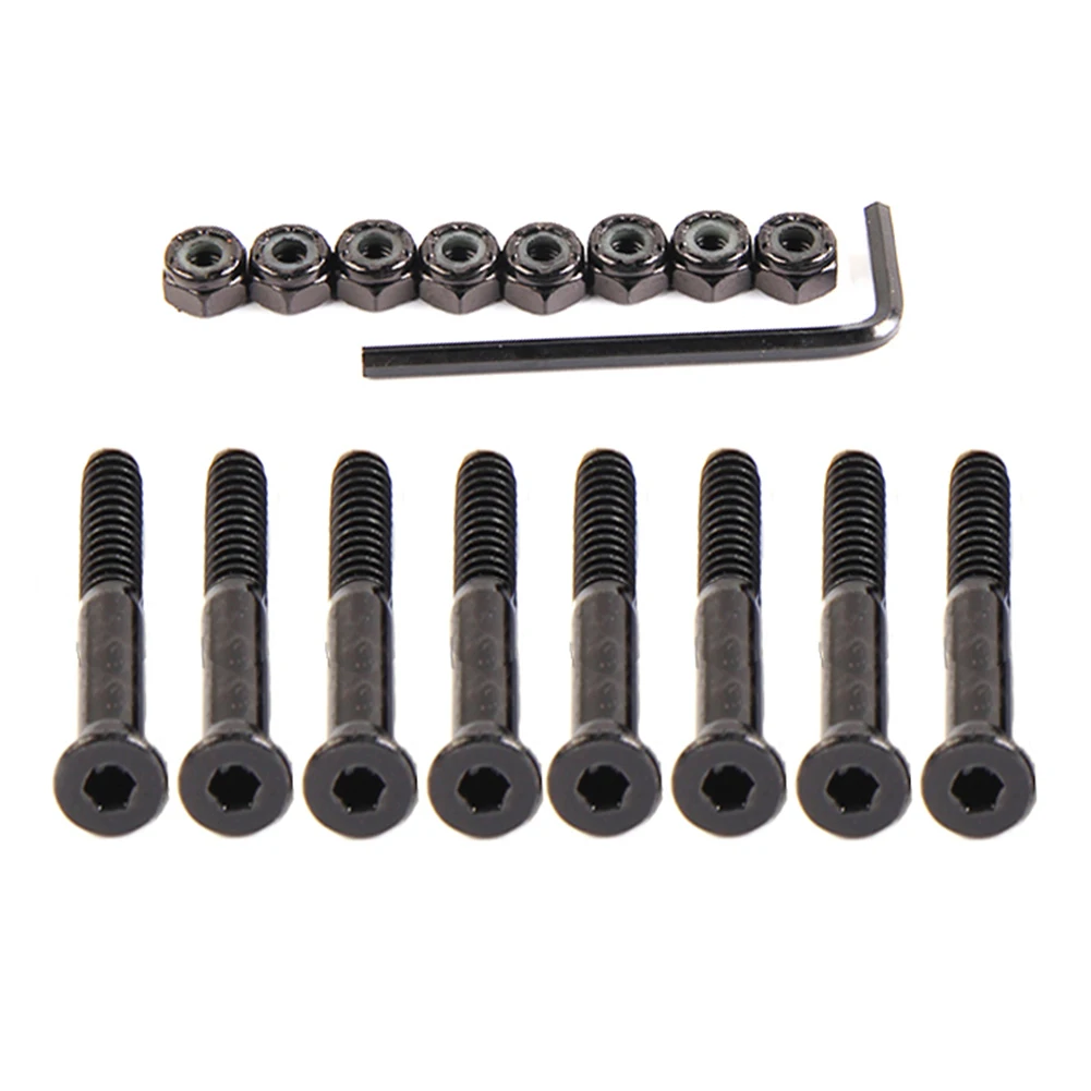 Scooter Fixed Bolt Screw Scooter Shaft Locking Screw 29/38/45mm Replacement Skateboard Longboard Surfboard Accessories surfboard bridge 6 25in skateboard trucks surfskate bridge cx4 skateboard wheels 60 45mm steering axle land surfboard accessorie