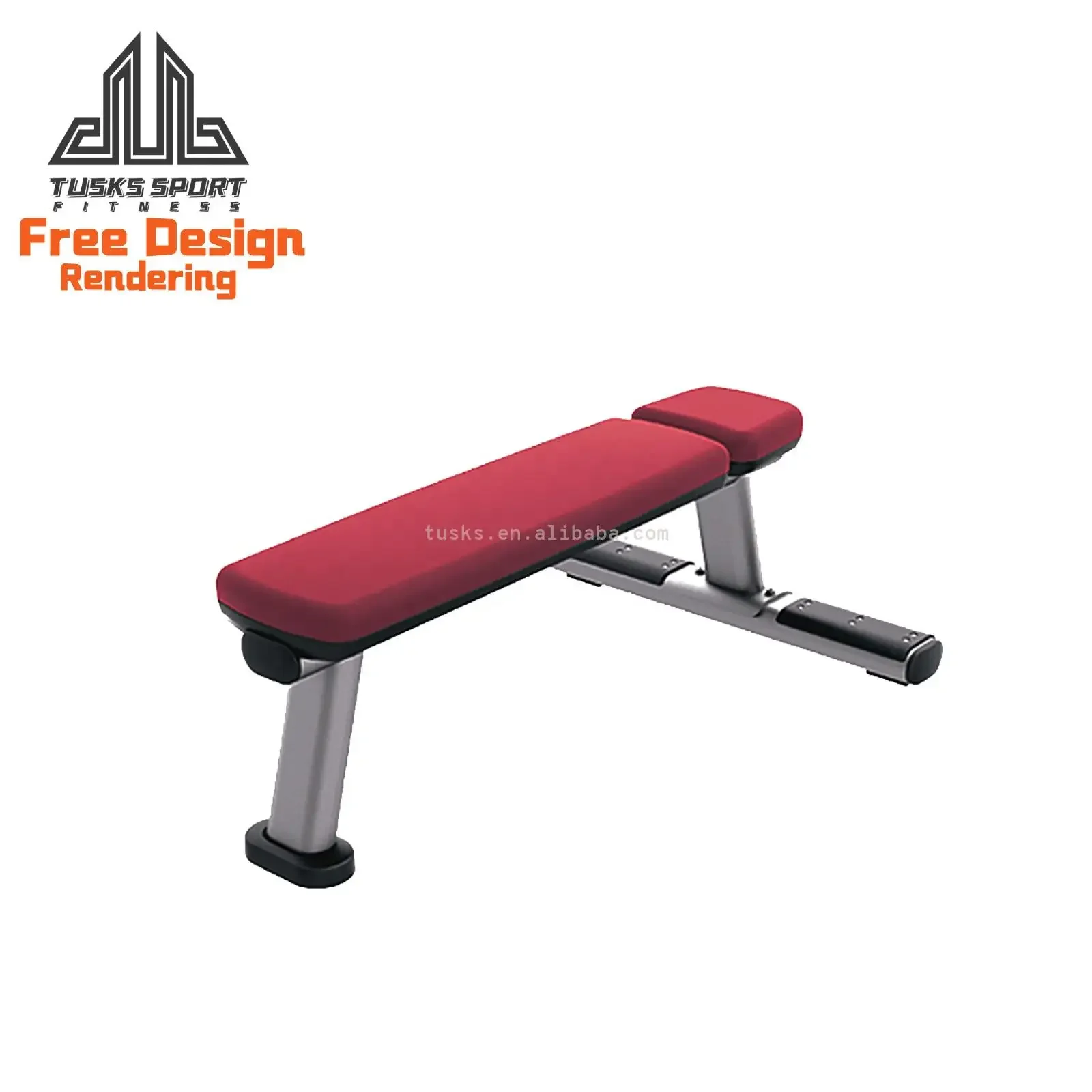 Sports Multifunction Cable-Driven Gym Bench Flat Weight Bench Press Exercise Workout
