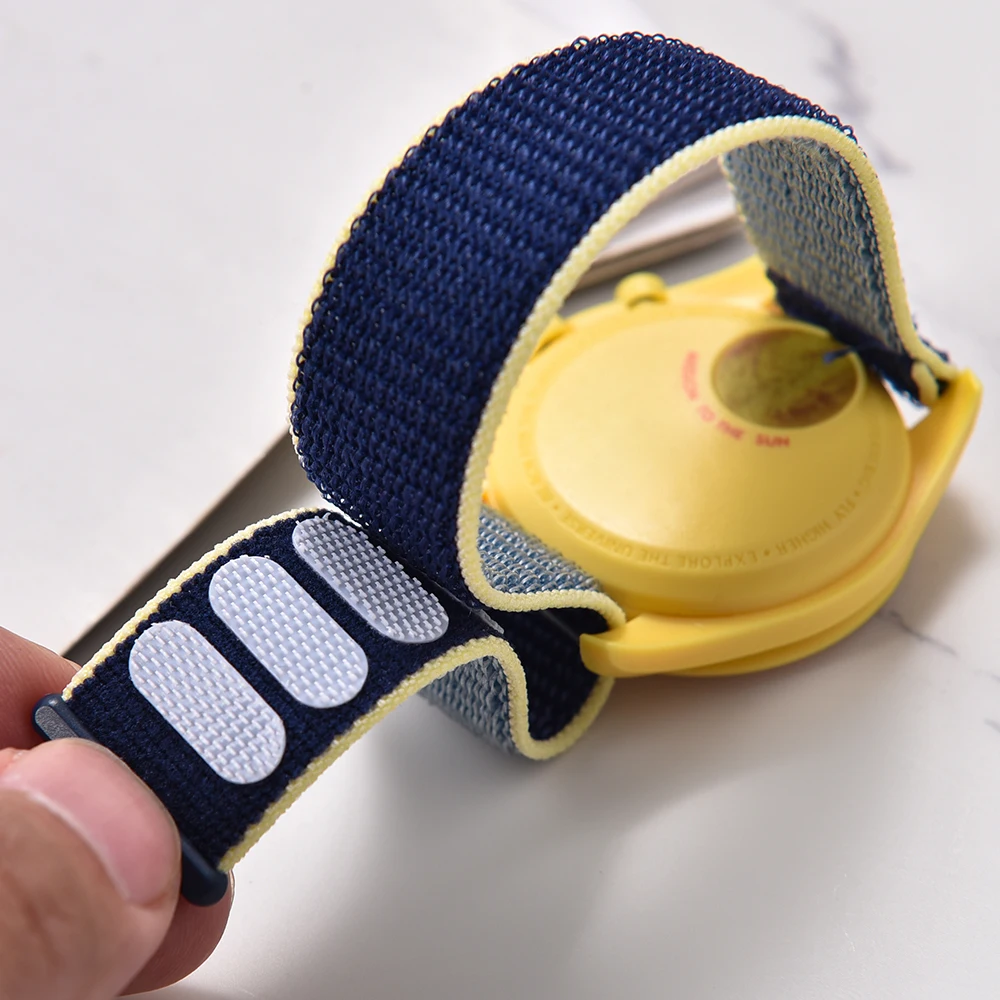 Elastic Sailcloth Nylon Watch Strap with Quick Release and Hook Loop Closure - Unisex Replacement Band