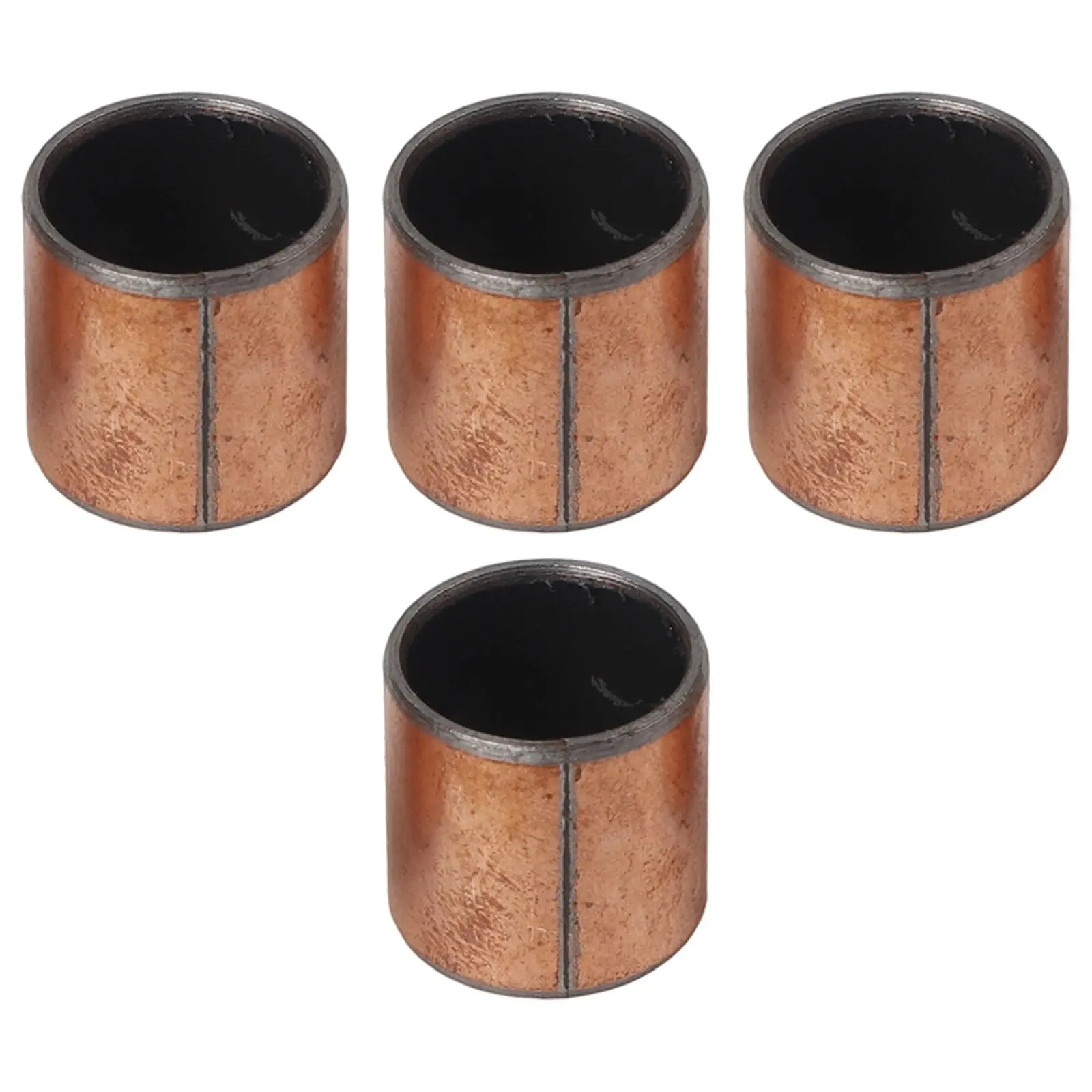 4 Stück Stoßdämpferbuchsen für hintere Stoßdämpfer auf Mountainbikes, Verbundmetall, Kupfer, DU-Buchsen, 14 x 12 x 14 mm Abmessungen – Detail 9