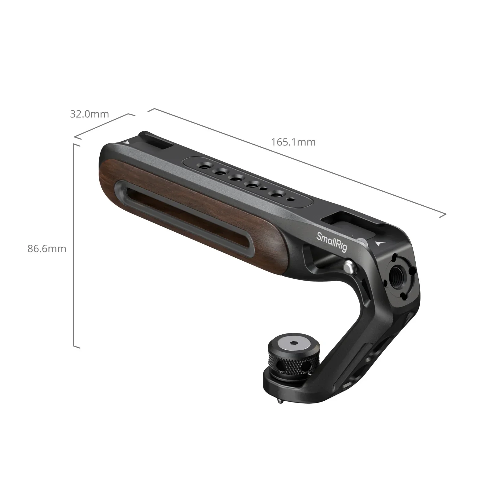 SmallRig Top Handle with Cold Shoe Mount / NATO Clamp / (1/4" & 3/8") Two-in-O