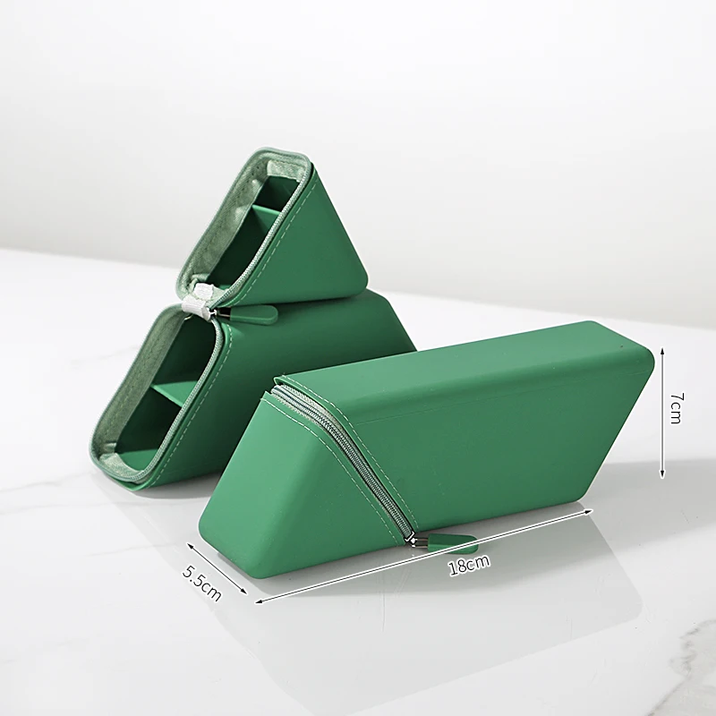 Versatile Silicone Pencil Case with Large Capacity and Stand-Up Design