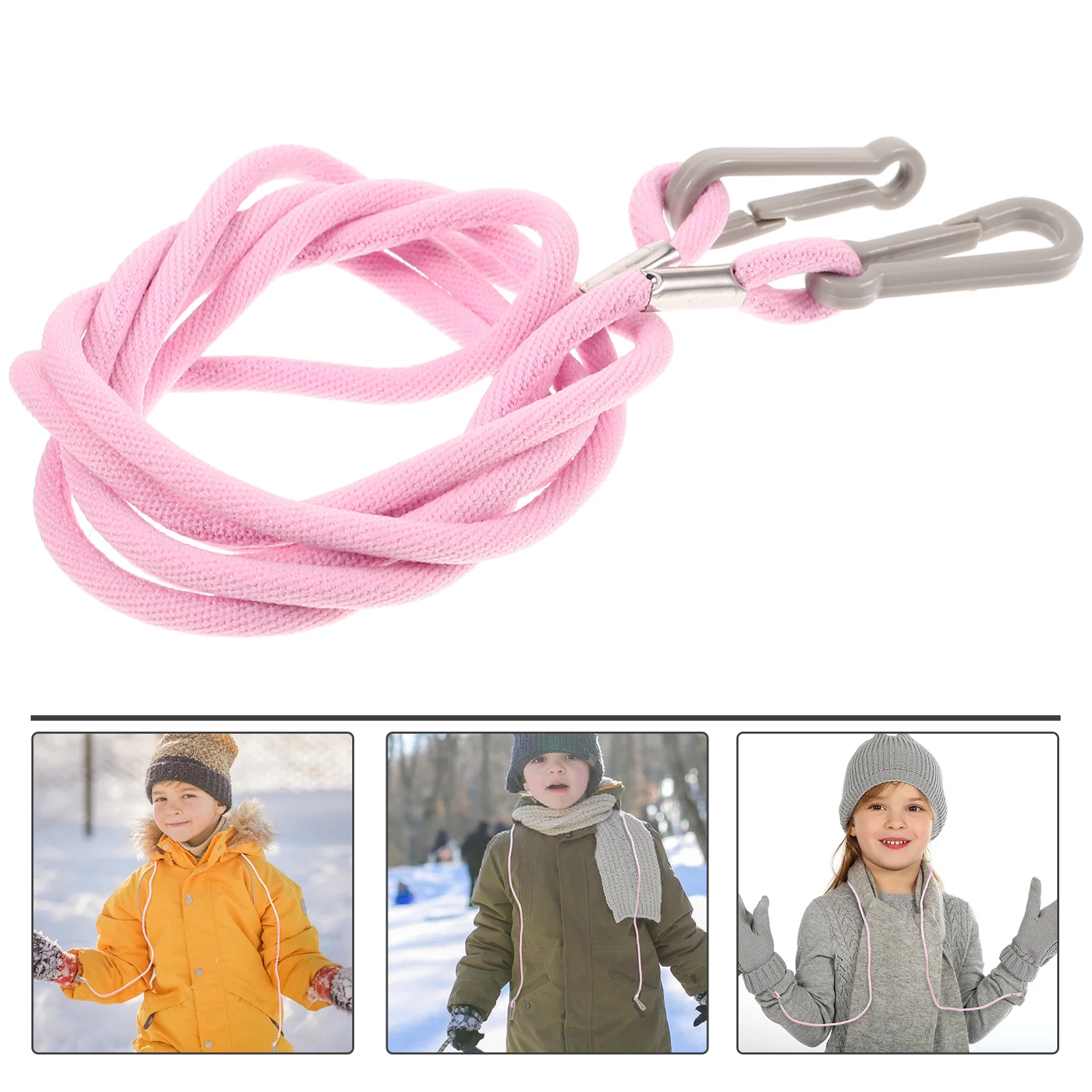 

Ski Gloves Anti-Lost Rope Non-Slip Kids Lanyard Anti-Lost Glove Lanyard Kids Glove Holder Rope Winter Gloves Neck Hanger Rope