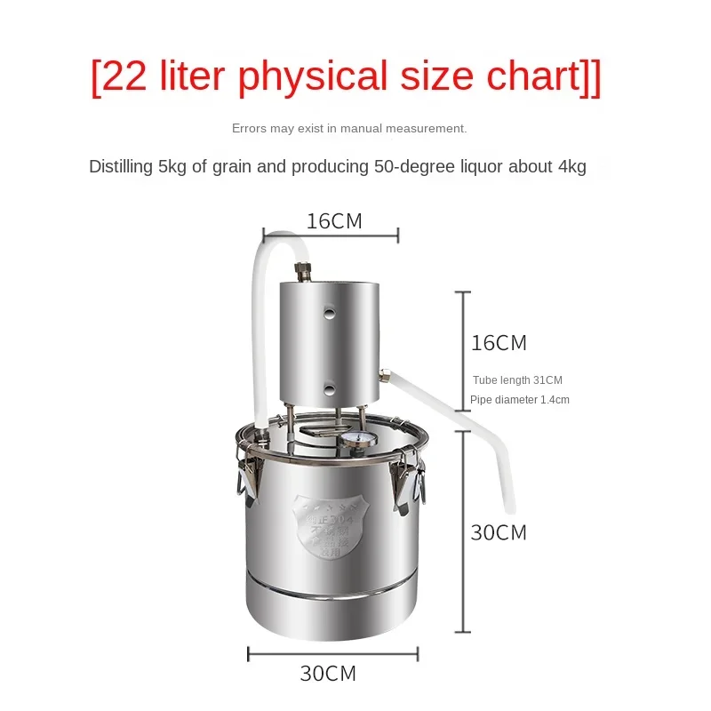 Small Home Wine Maker Distiller Equipment for Brewing and Distilling 304 4