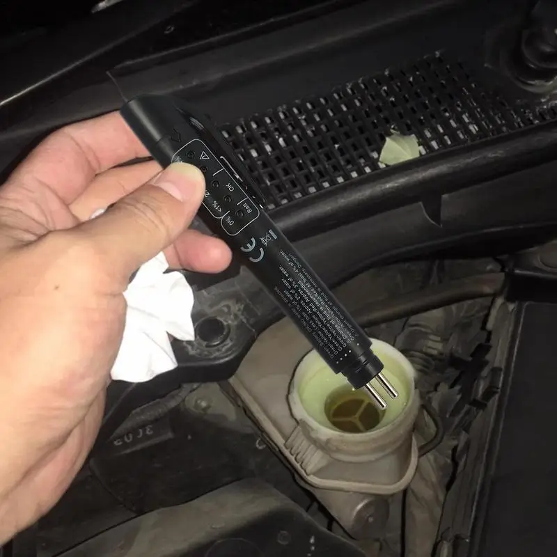 브레이크 유체 테스터, 백라이트 색상 변경, 정확한 오일 품질 확인 펜, 휴대용 자동 브레이크