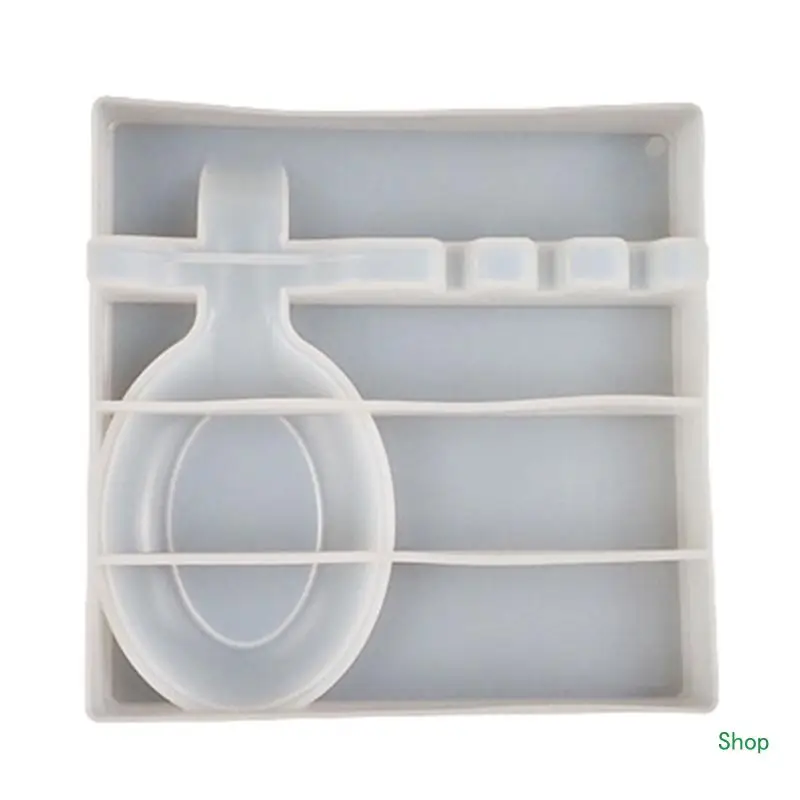 

Dropship Spoon Storage Tray Epoxy Resin Mold Tableware Rack Plate Silicone Mould DIY Crafts Home Decortaions Casting Tool