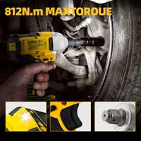 Dewalt DCF892 clé à chocs sans fil sans brosse à couple élevé 20V batterie outil électrique 812N.m clé dynamométrique Portable puissante 3