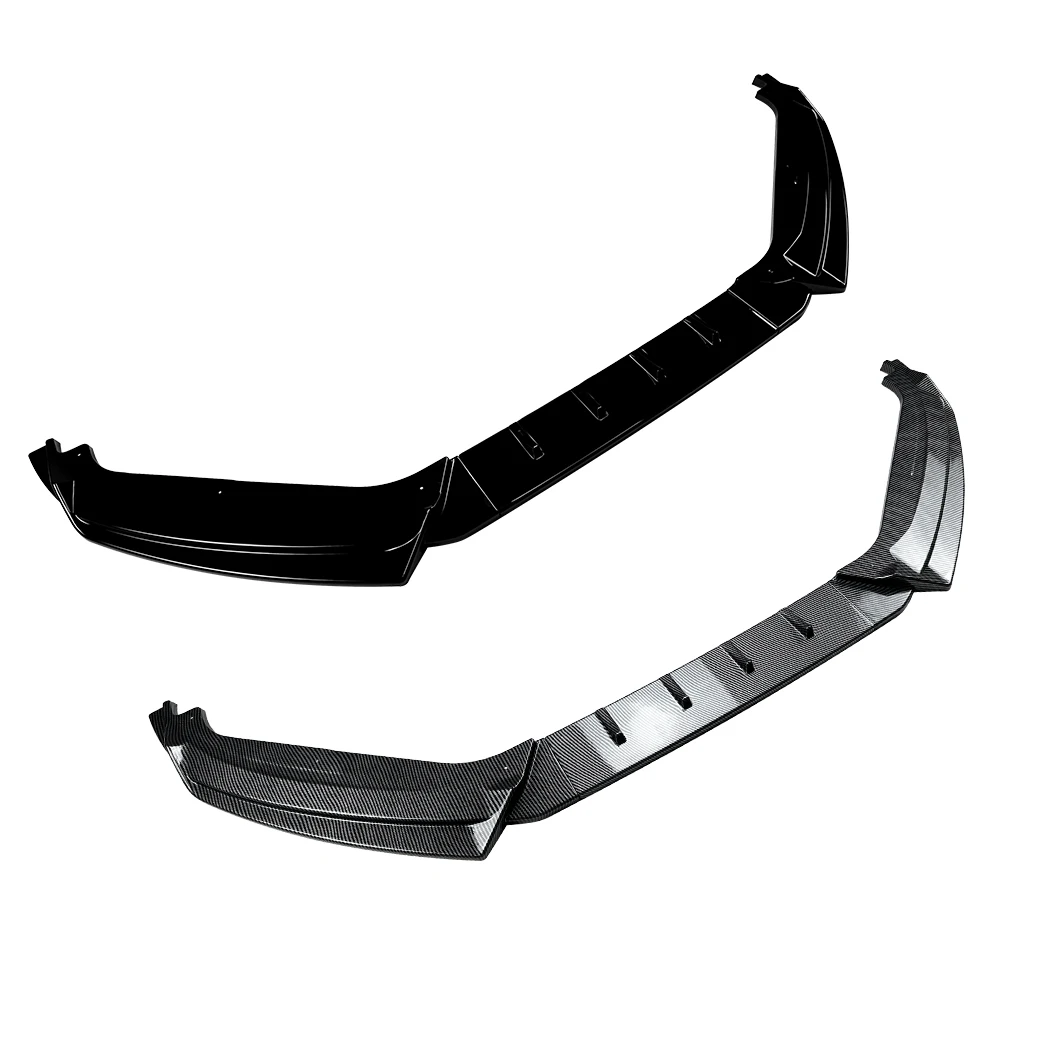 TQWISE Car Front Protection Spoiler for VW Scirocco R 2009 2010 2011 2012 2013 2014 2015, Front Splitter Bumper Lip Body Kit, Decorative Diffuser Protection Spoiler