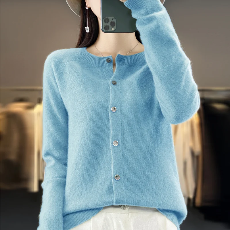 ตัวเลือกสินค้า เสื้อกันหนาว Merino 100% อบอุ่นสบาย ใส่ได้ทุกฤดู