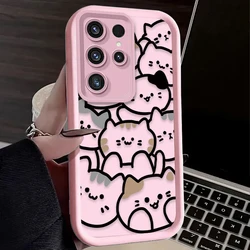 Adorable Cartoon Animal Cat Phone Case - Galaxy S23 Ultra (8)