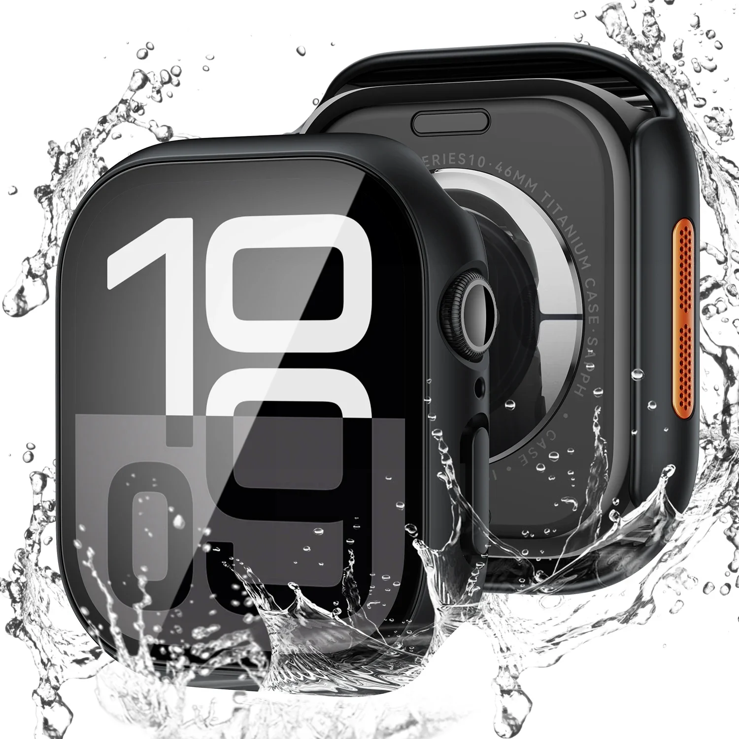 Durable Waterproof Case with Glass Screen Protector