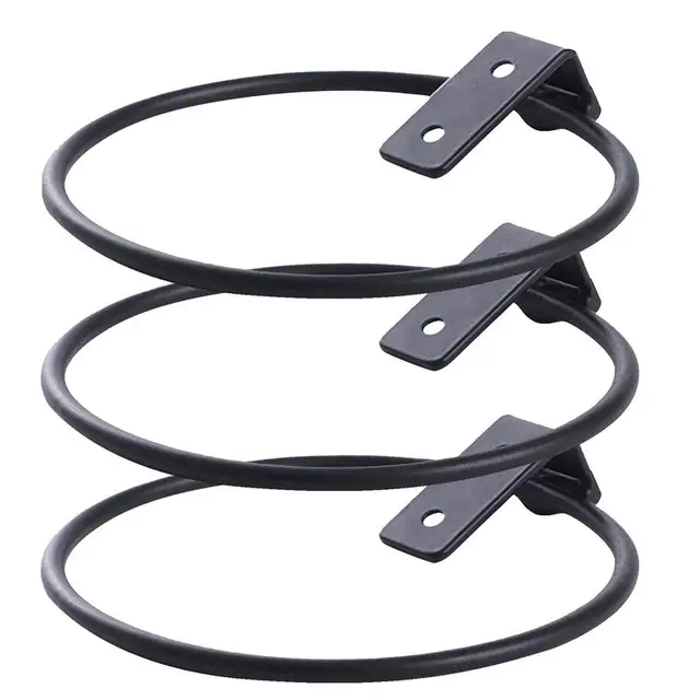 Falra Szerelt Ültetvény Tartó Gyűrűk Virágüzemállvány 4 3 Csomag Virág Edénygyűrűk Nagy Teherbírású Fali Konzol Beltéri