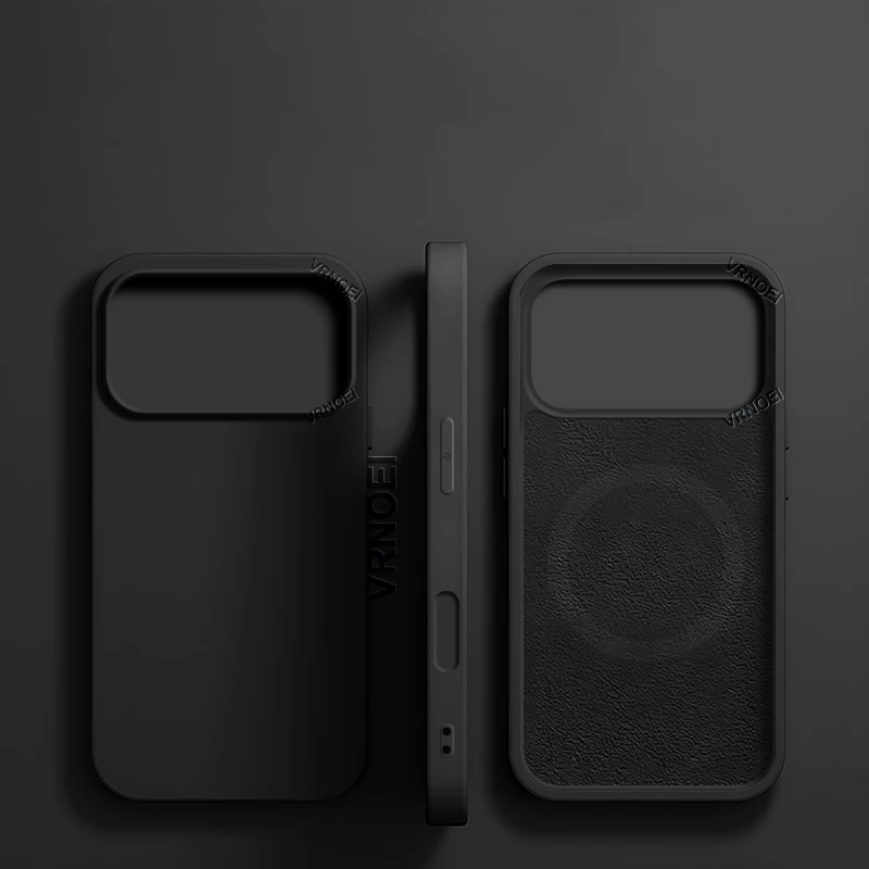 iPhone 17 Pro Max İçin Lüks Manyetik Telefon Kılıfı, iPhone 15 14 13 12 11 16 Pro Max AIR Kılıfları Manyetik Kablosuz Şarj Kapağı