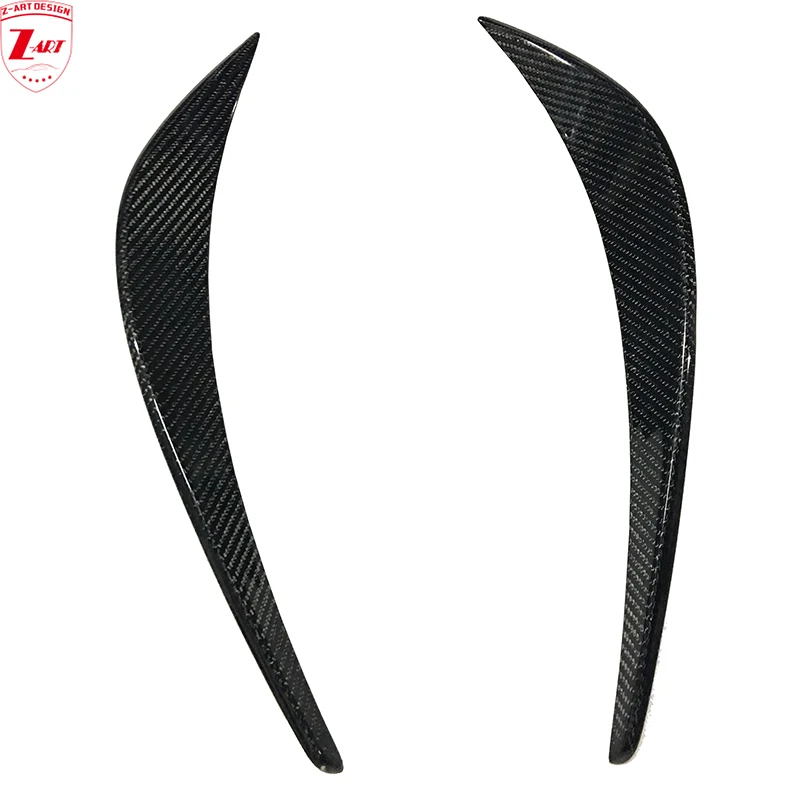 Z-ART R8 Carbon Fiber Front Bumper Flap for Audi R8 Carbon Fiber Canards for Audi V8 V10 2007-2015