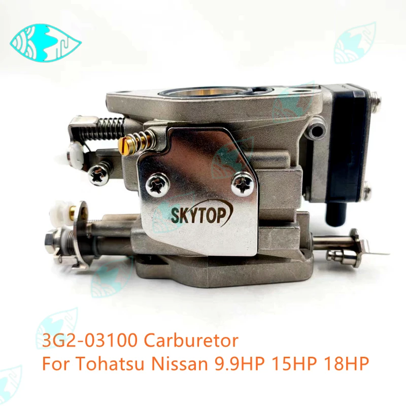 For Tohatsu Nissan Outboard Motor 9.9HP 15HP 18HP  3G2-03100-2 3G2-03100-3 3G2-03100-0 Boat Accessories 3G2-03100 Carburetor 350051041m reel for tohatsu nissan 9 9hp 15hp 18hp outboard motor 345 05104