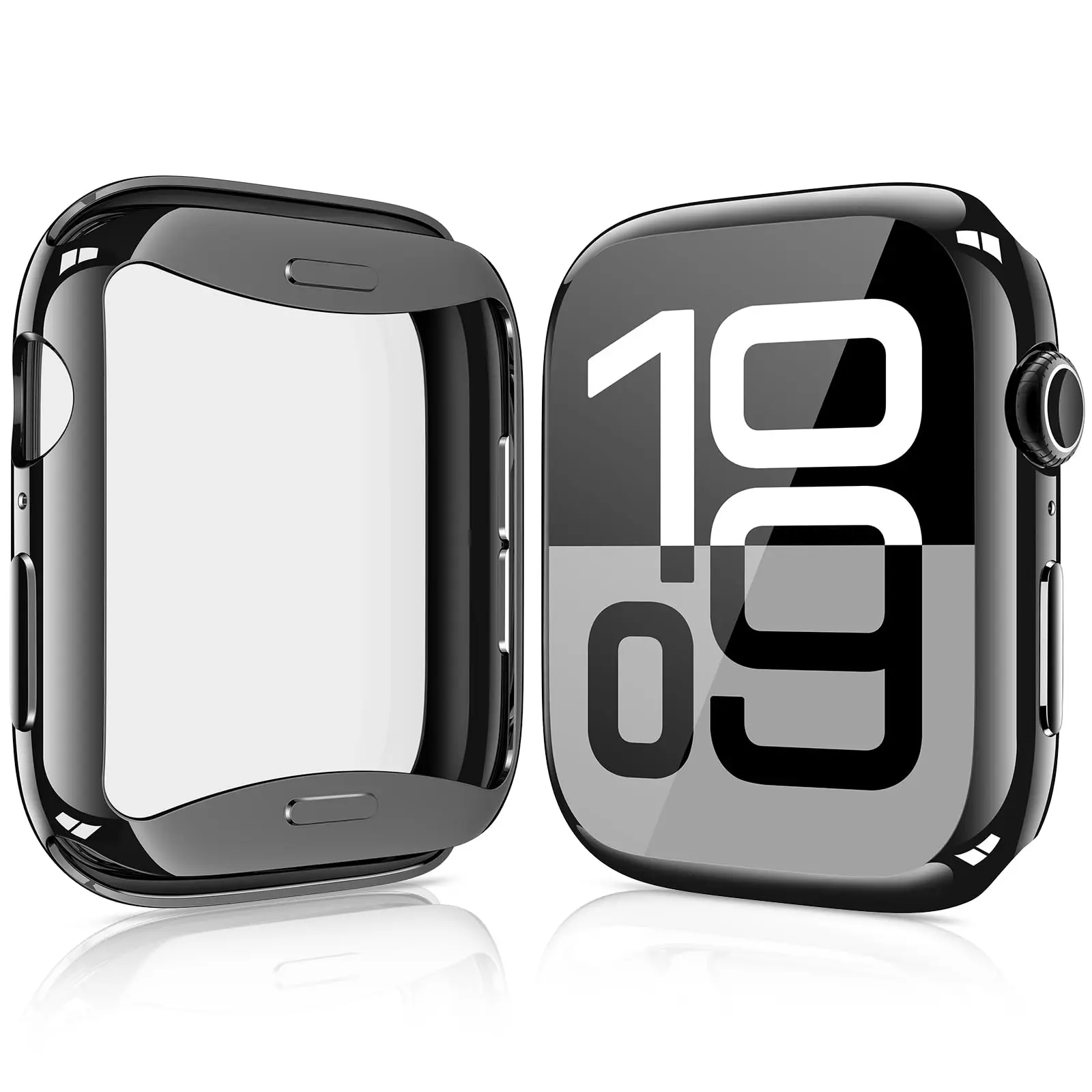 Premium TPU Apple Watch Bumper Case with Screen Protector - Durable and Stylish Protective Cover