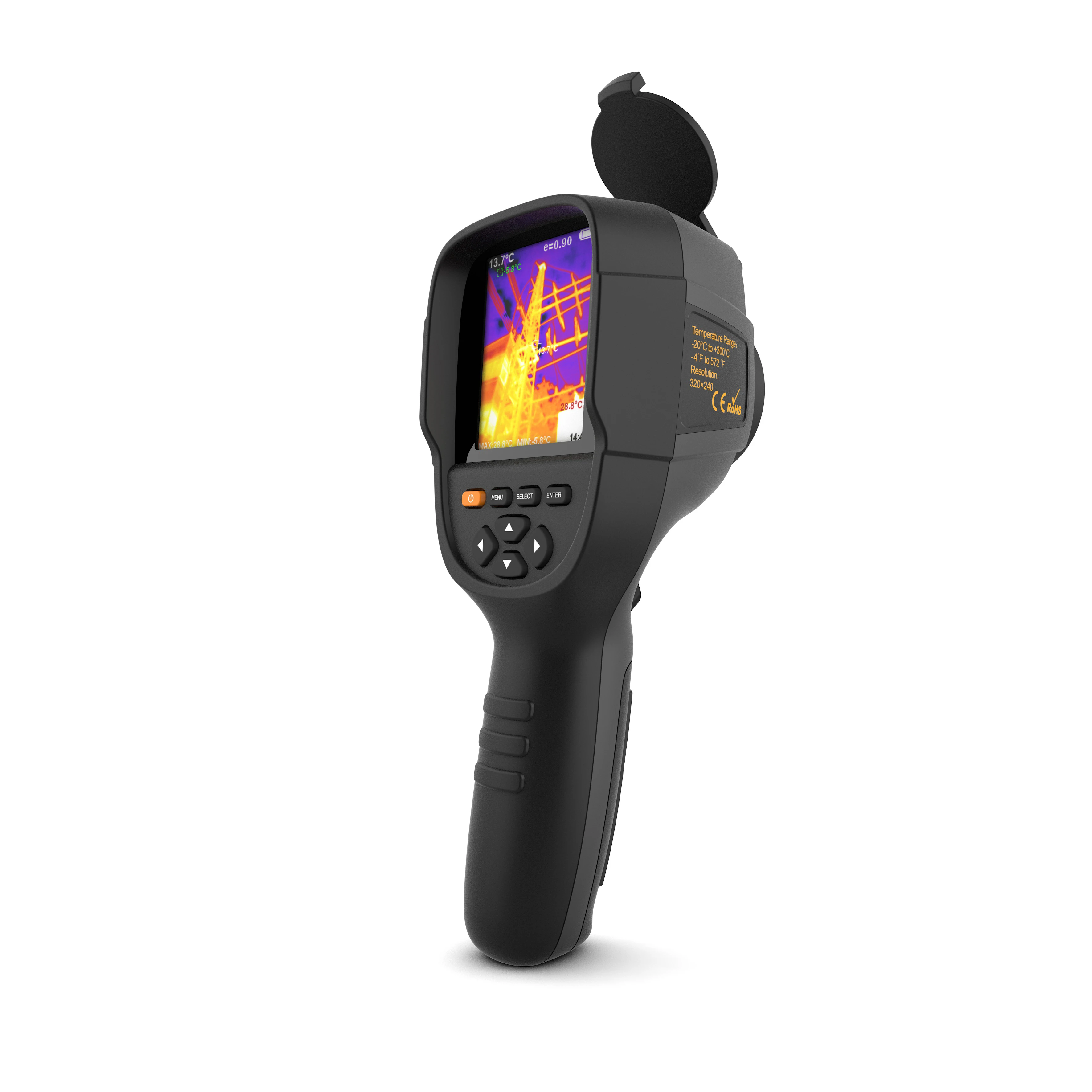 

HTI Floorheating and Electrical Power Device Detecting Thermal Imager HT-19 320*240 Thermal Imaging ca mera -20~300 Degree OEM