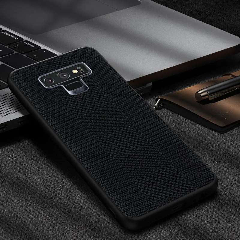 Étui en cuir pied-de-poule pour Samsung Galaxy Note 9 10 Plus Lite 20, housse Chancelier ultra simple et durable 5