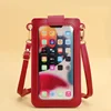 Soft Women Bags Leather Wallets Touch Screen Cell Phone Purse Crossbody Shoulder Strap Handbag For Female Cheap Card Package 1