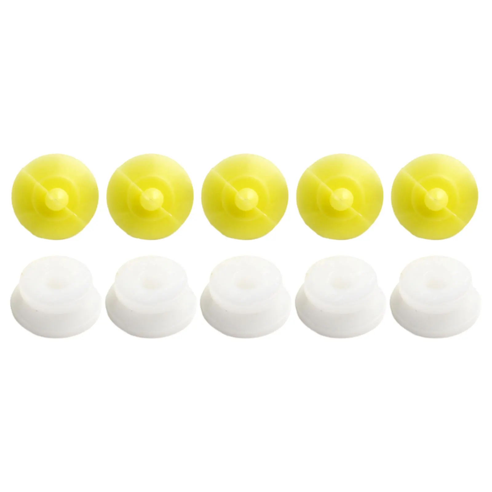 

New Durable Clips Clips For Trafic Yellow + White Fastener & Clip For Opel For Vauxhall For For 19 For For Clio