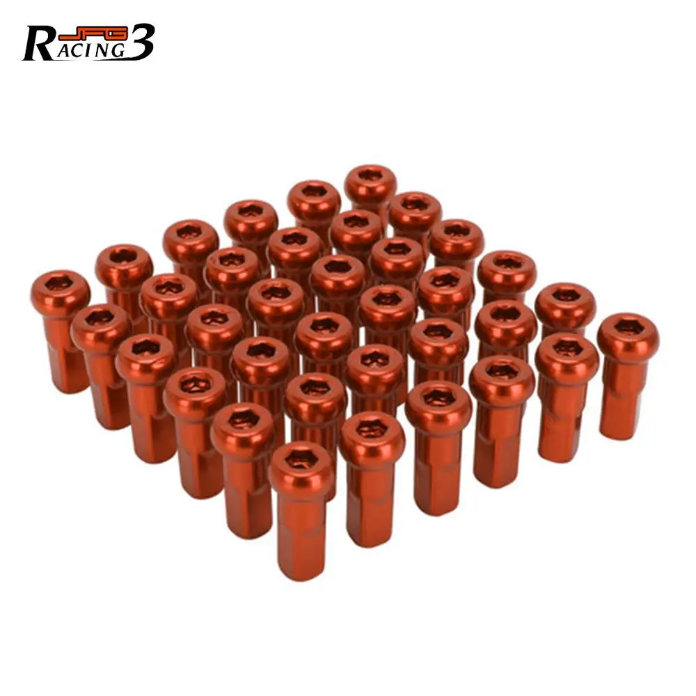 Motorcycle Aluminum 3.5mm 4mm 8g 9g Nipples for Front Rear 21" 19" 18" 17" Sopkes for KTM EXC SX XC EXCF XCF SXF 150 250 350 450 motorcycle nipples