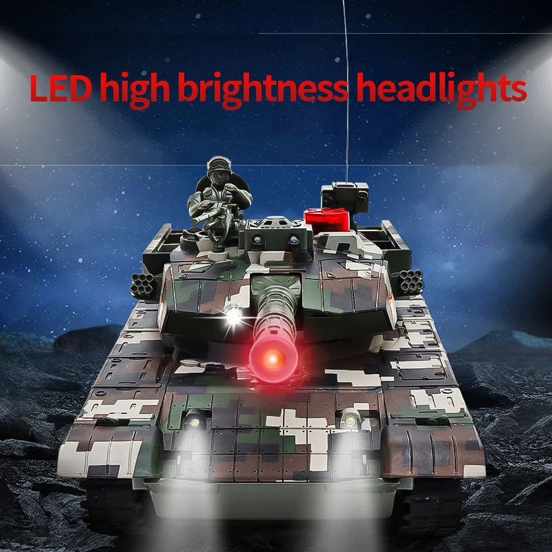 Remote Control Car Remote Control Tank Remote Control Vehicle 2.4G Tracked Simulation Remote Control Tank
