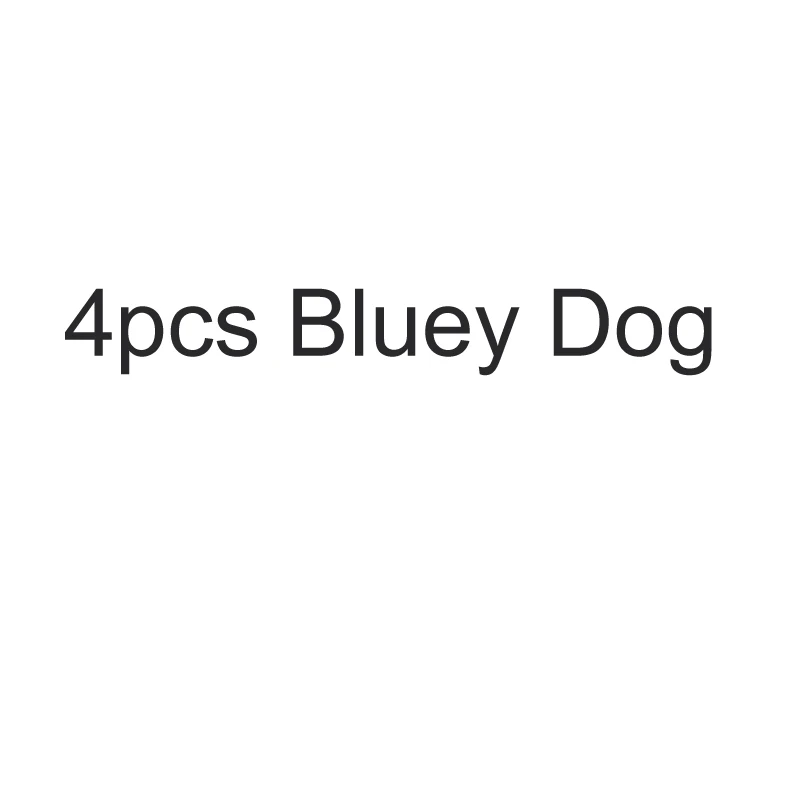 Bluey and Friends 4 Pack of 2.5-3 Poseable Figures