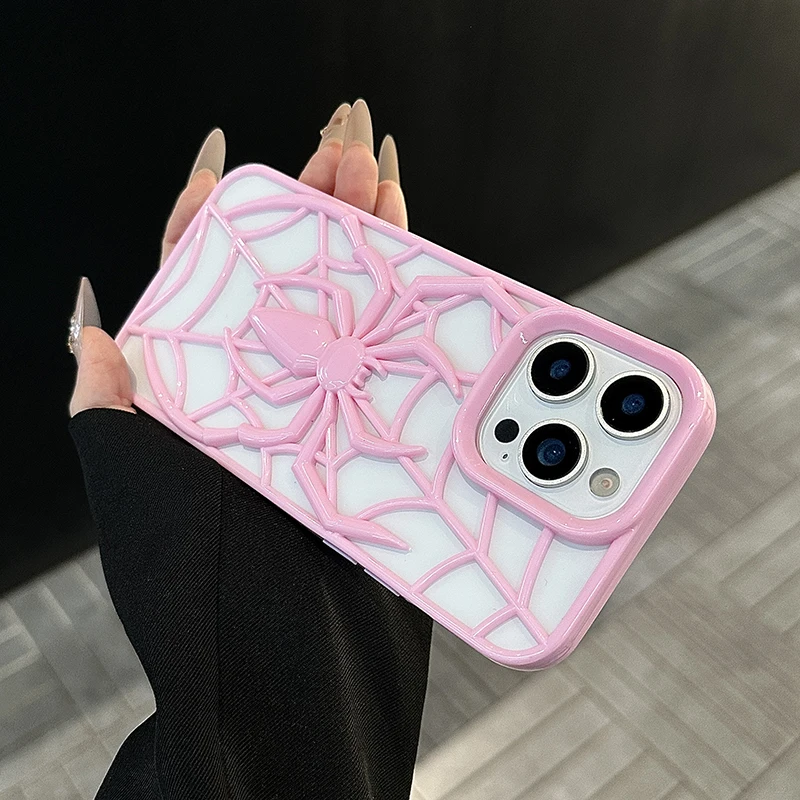 Spider Graphic Phone Case Copatible With Iphone ... - Shein
