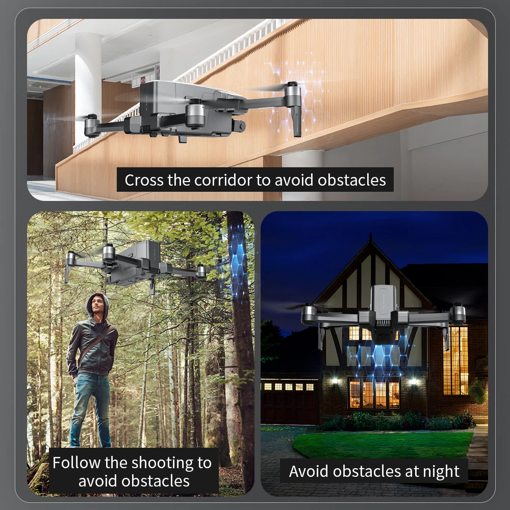 SJRC F22 S2 Pro + Drone 4K Profesional GPS With HD Camera Obstacle Avoidance Drones 2 Axis Stabilized Gimbal 6KM RC Quadcopter