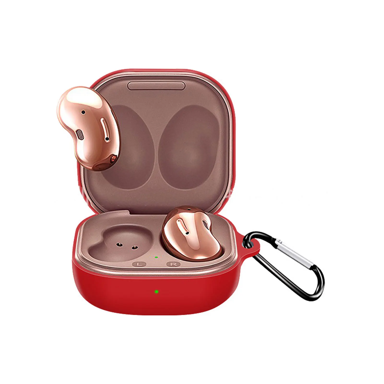 

Case Protective Cover With Buckle Earphone Accessories For SamsungGalaxy Case Buds Live Protective Cover