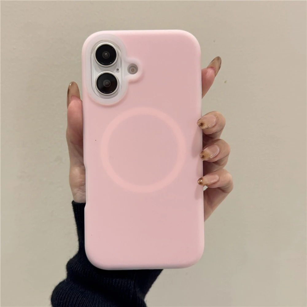 Liquid Silicone Candy Jelly Magnetic Phone Case - Thicken Shockproof Bumper Cover