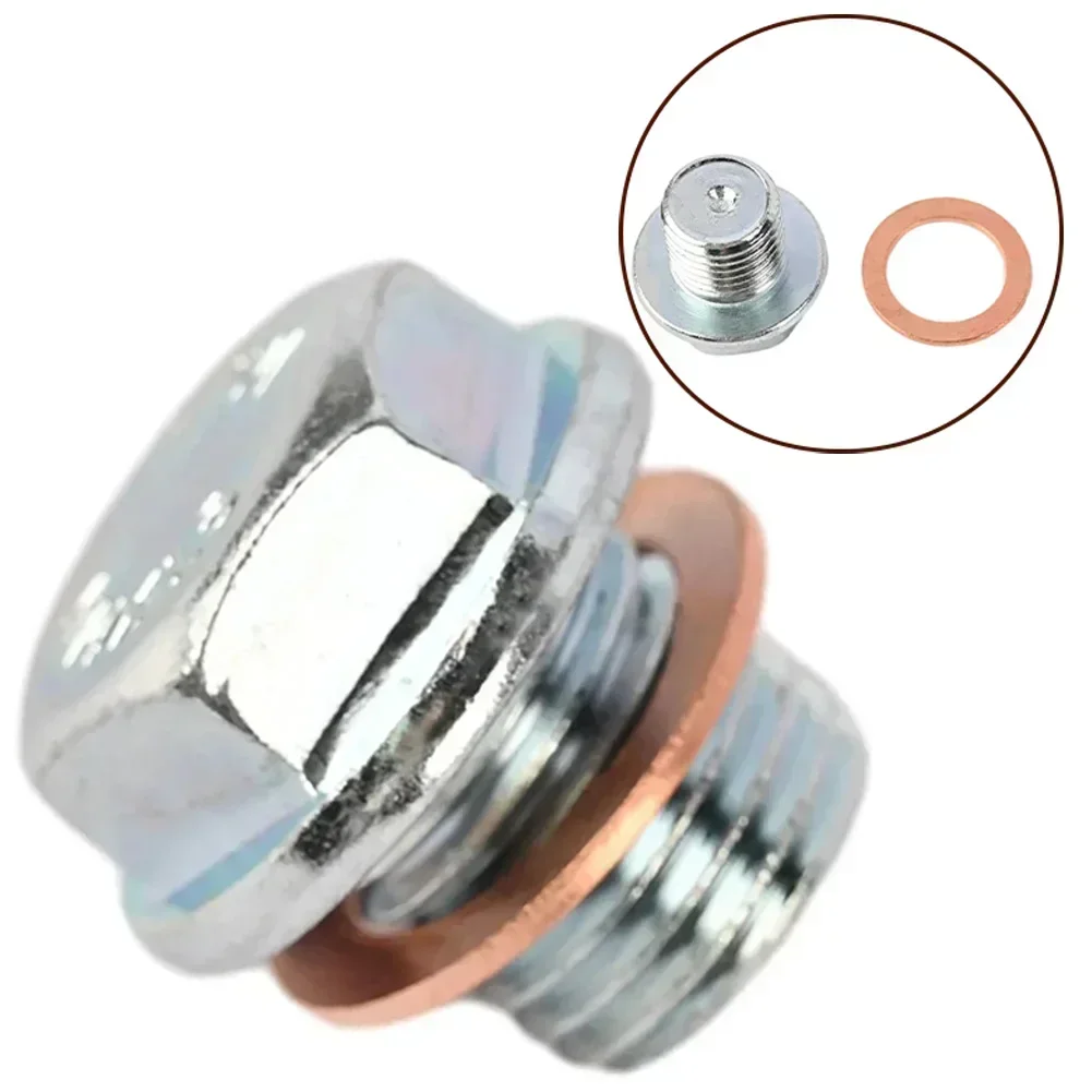 HYUNDAI KIA Crankshaft oil seal Car ENGINE OIL DRAIN PLUG & WASHER 2151223001 2151323001 Oil Pan Screw Engine Parts