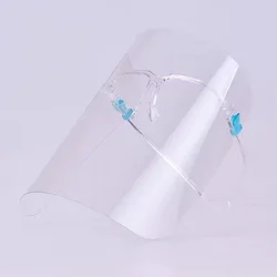 Enhanced Anti - Fog Full Face Shield with Splash - Proof Transparent Protection (Clear Frame)