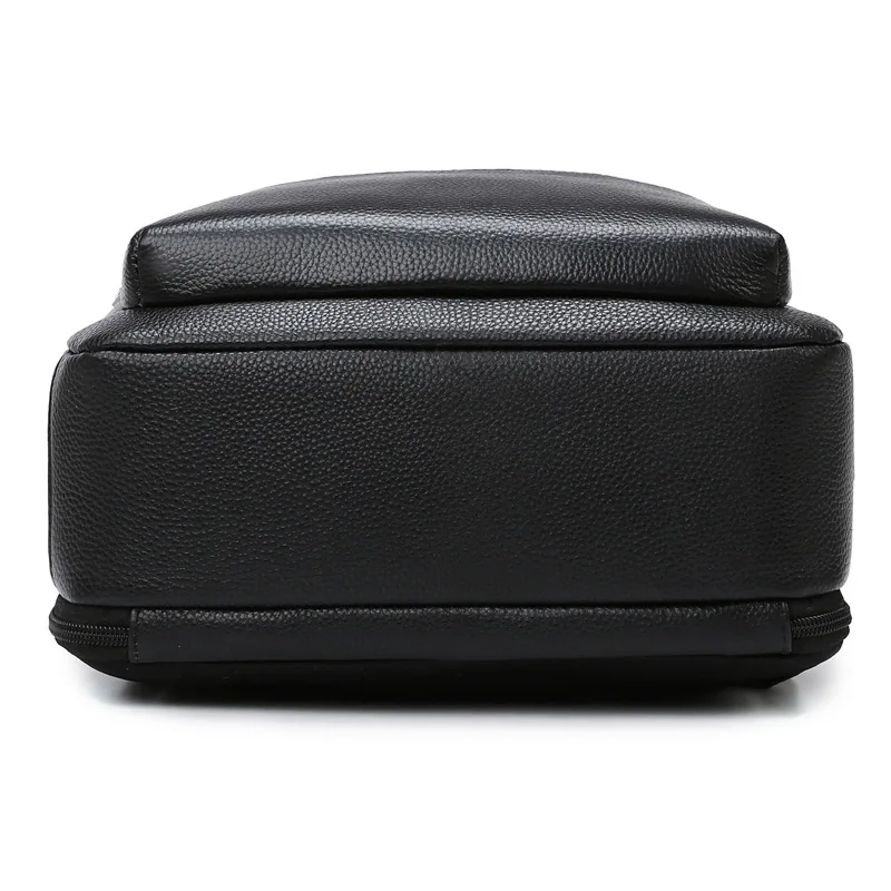 2024 New Business Men Backpack First Layer Cowhide Men's Bag Genuine Leather Schoolbag Large 15.6 Inch Laptop Travel Backpack 5