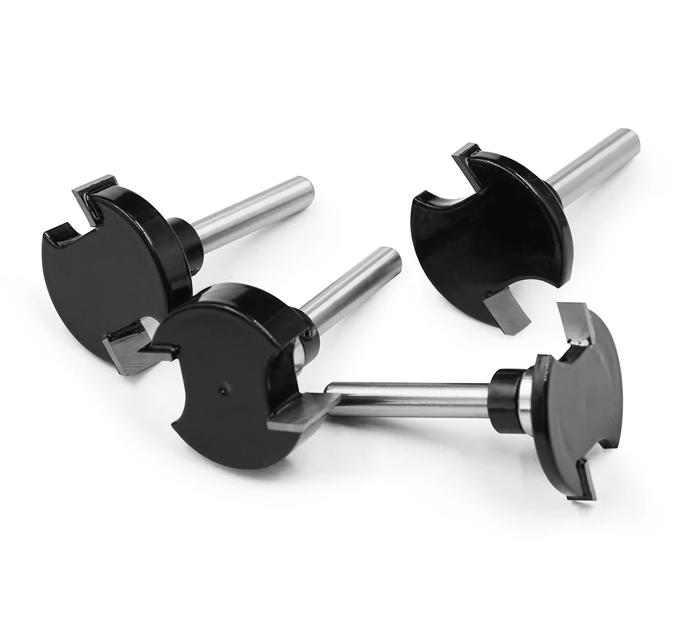 LAVIE 1/4 6 mm Schaft T-Nut-Fräser mit Lager – Doppelkanten-Nutfräser zum Schlitzen und Kanten von Holz C06318FX35 – Detail 23