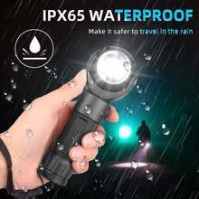 

Portable T6+COB LED Flashlight 360 Degree Rotating Lamp Head Torch Rechargeable Work Light Lantern Flashlamp 7 Modes Pocket Lamp