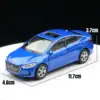 1/36 Hyundai Elantra Toy Car Model Welly Diecast Metal Alloy Vehicle Miniature Pull Back Collection Gift For Children Boys Kid 6