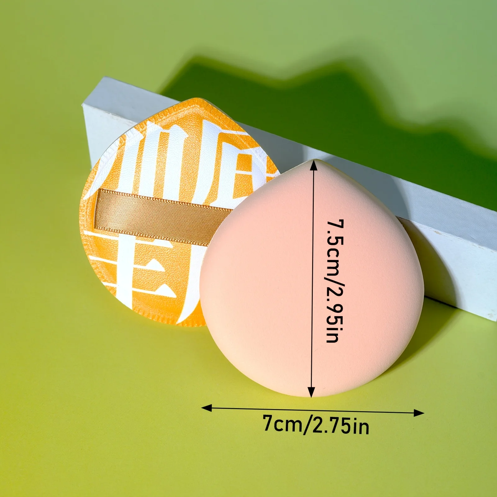 3/7/12개입 점보 친수성 PU 쿠션 퍼프 세트 - 파운데이션/컨실러/파우더용 무독성 |   라운드 디자인 프로 & 데일리 키트