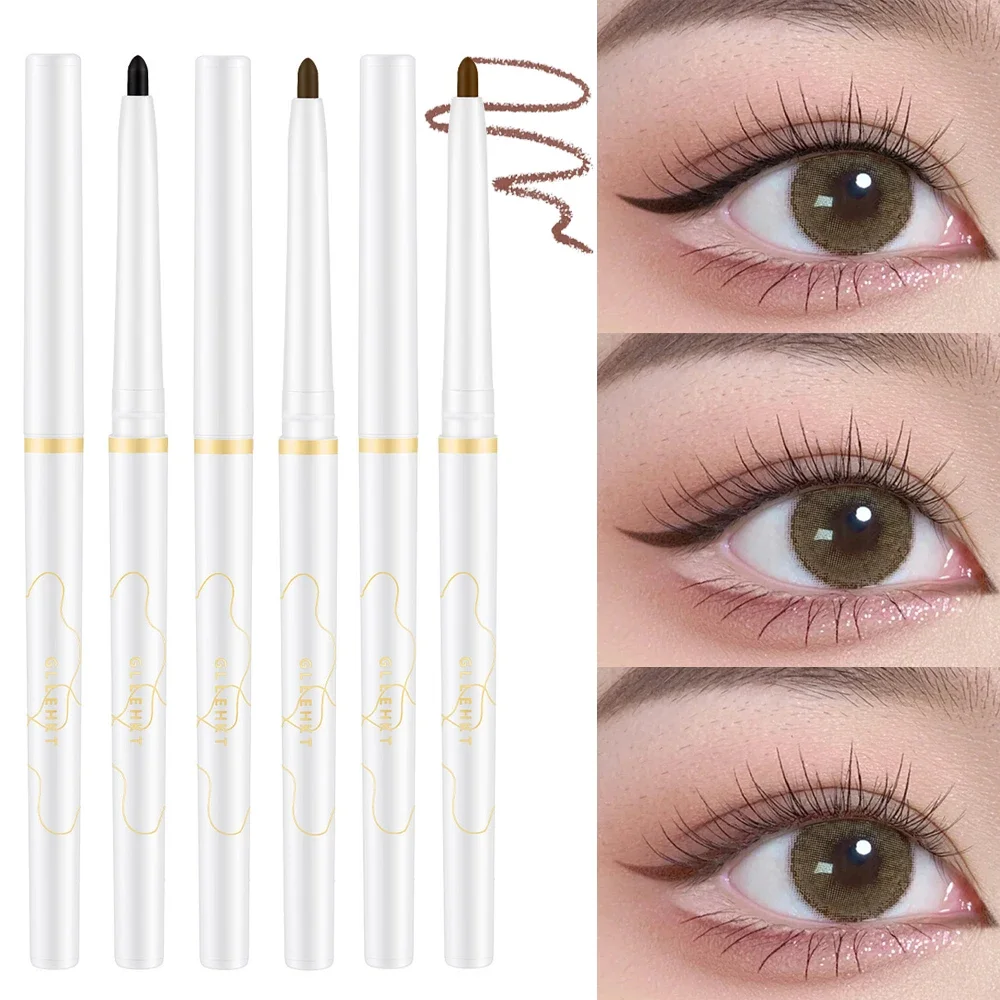 Zwart Bruin Sneldrogende Eyeliner Waterdichte Matte Eyeliner Gel Pen Zachte, Gladde, Duurzame Ooglijn Potlood Hoog Pigment Ogen Make-Up