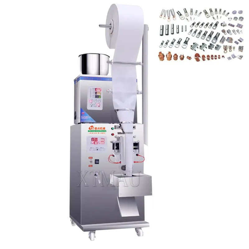 

Commercial Fully Automatic Particle Powder Packaging Machine Three Side Sealing Weighing Filling Machine
