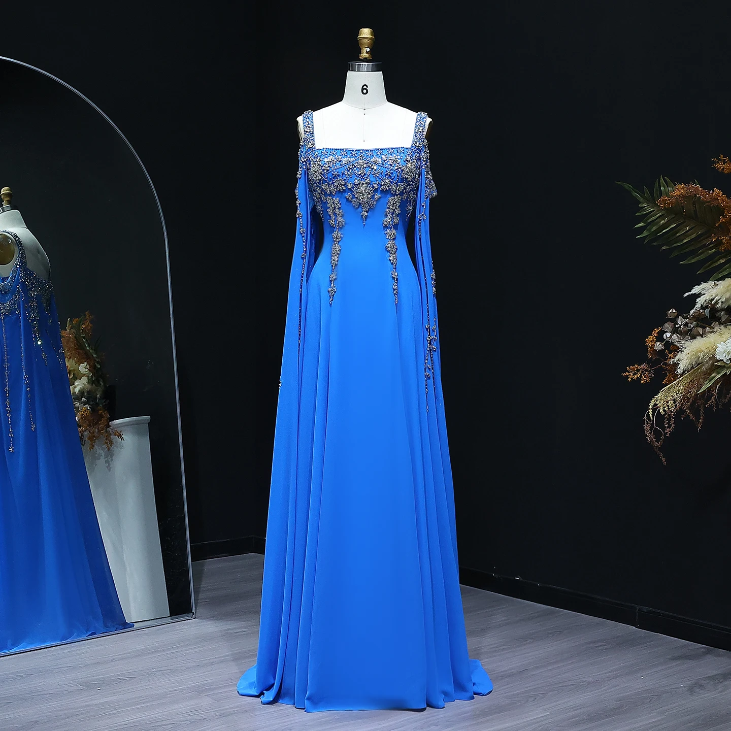 flowing evening dresses Tight Backless Long Formal Prom Dress main image 0
