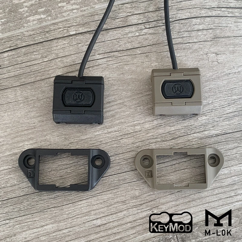 Unità tattica telecomando doppio pressostato ModButton pulsante caldo pressione interruttore remoto Mlok Keymod 20mm Rail per M300 M600 DBALA2