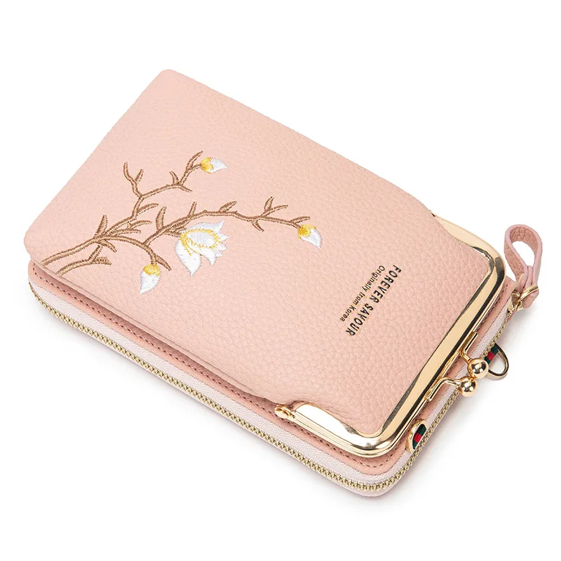  Women's Wallet Zipper Card Case Mobile Wallet Clutch