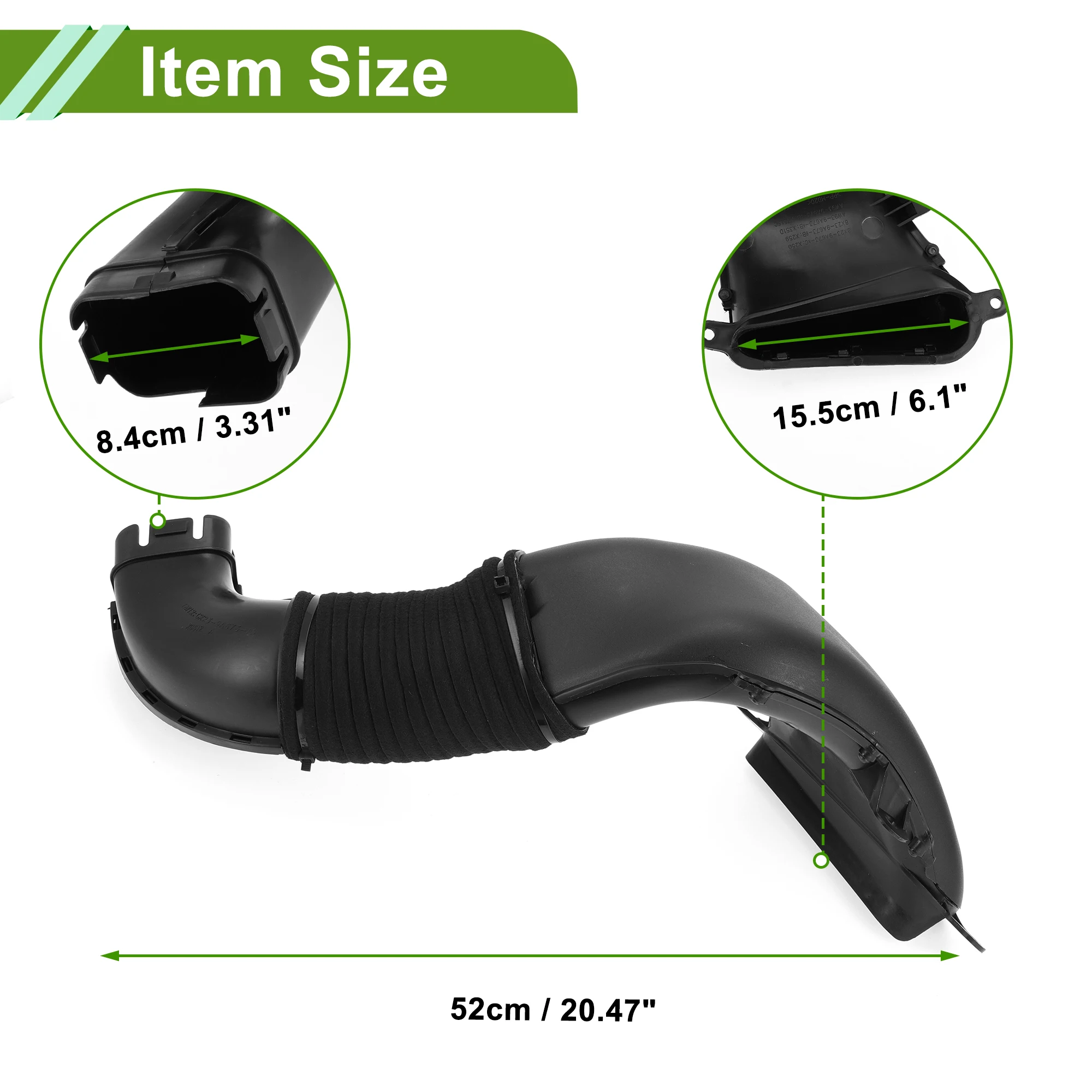 UXCELL No.C2D36204 Car Engine Air Intake Hose Tube for Jaguar XF XJ 2011-2015 Cleaner Intake Hose 1 Pc