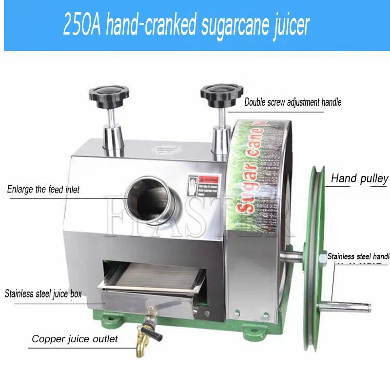 Chinese Manufacture Best Sale Sugarcane Machine Hand Cranked Sugarcane Juicer Machine 3