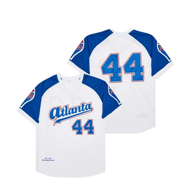 blue atlanta baseball jersey